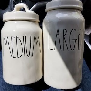 Rae Dunn canisters